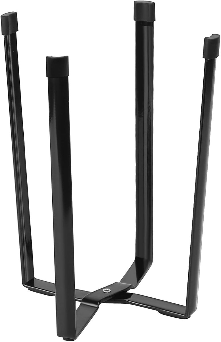 Dailygoods- Flessenafdruiprek Robuust - Opvouwbaar - Antislip - Multifunctioneel - Droogrek - Voor 4 Flessen - Flessenstandaard