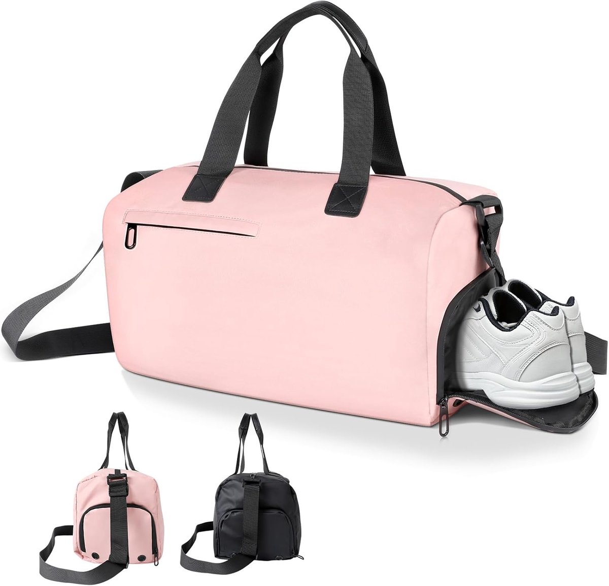 SnelShoppen - Romon Sporttas, Reistas, Sporttas, Zwemtas, Trainingstas met Schoenenvak, Nat Vak voor Sport, Fitness, Reizen, Badtas, Gymtas voor Dames