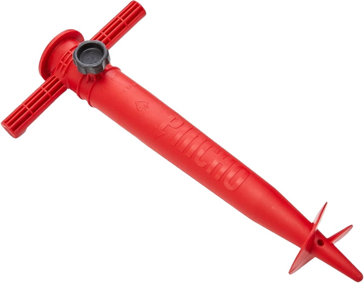 Thijox - Pincho 400401 parasolhouder rood, 32x18x8 cm, stevige en duurzame houder voor tuin, balkon, camping, feesten en evenementen