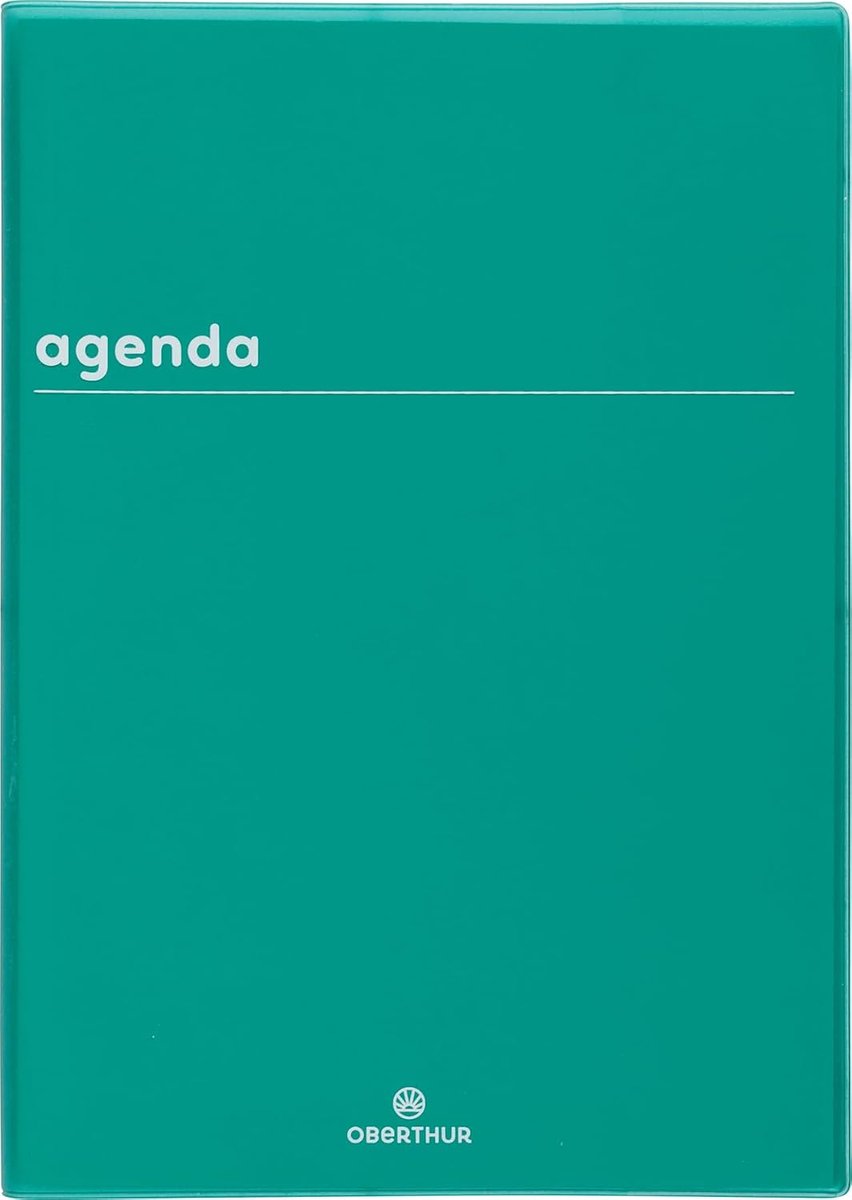 Thijox - Grote Schoolagenda Boreal 2024-2025 - 15x21 cm - Duurzaam Groen - Perfect voor Studenten en Scholieren