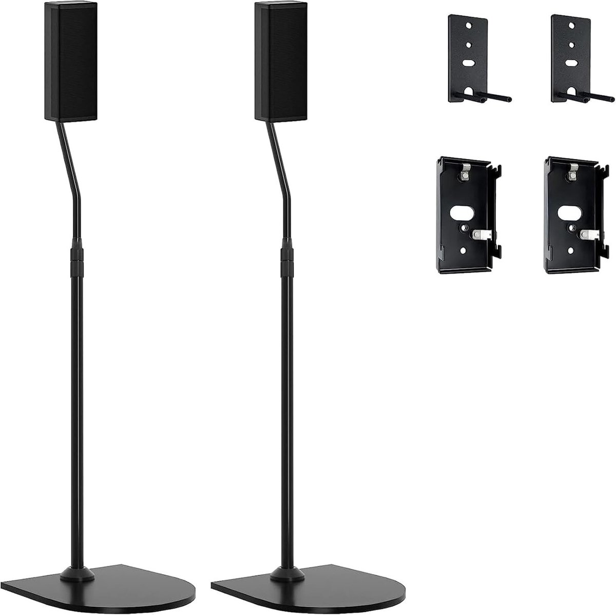 Verstelbare standaard voor surround speakers met Slideconnect beugel, geschikt voor OmniJewel, Lifestyle 650 en CineMate GS Series II