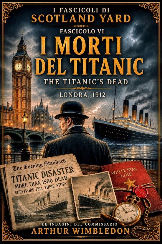 8 VOLUMI DE: I FASCICOLI DI SCOTLAND YARD 1 - I MORTI DEL TI ... - cover