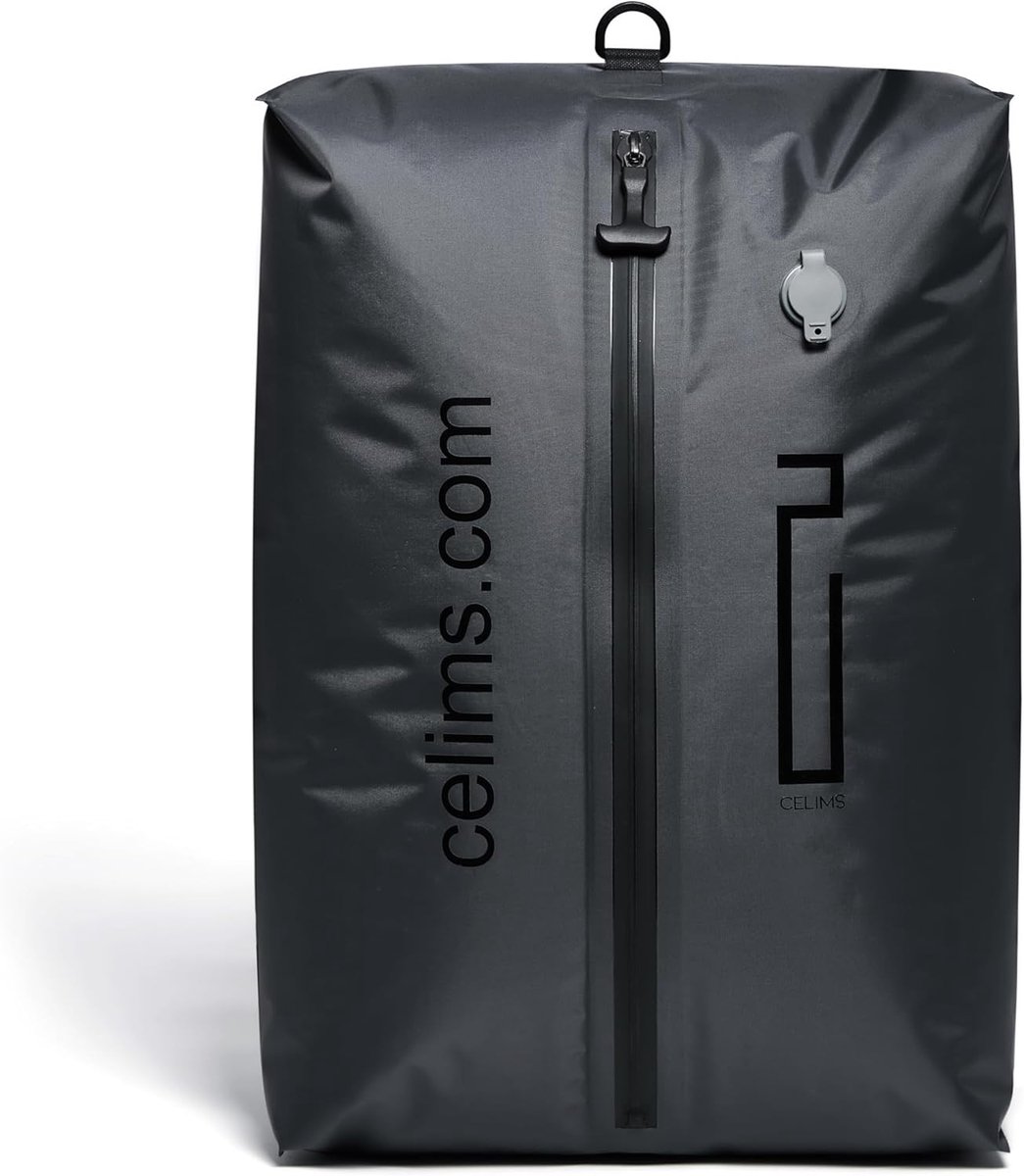 SnelShoppen - Vacuüm Compressiezak 48x33x15cm | Ruimtebesparende Vacuümzak | Waterdicht & Herbruikbaar | 25L voor Koffer & Thuis | Zwart