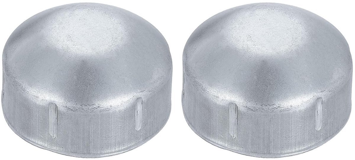Eindkappen voor hekpalen 1-7/8 inch - Ronde verstelbare eindkap voor verzinkte palen, 2 stuks, duurzaam en weerbestendig