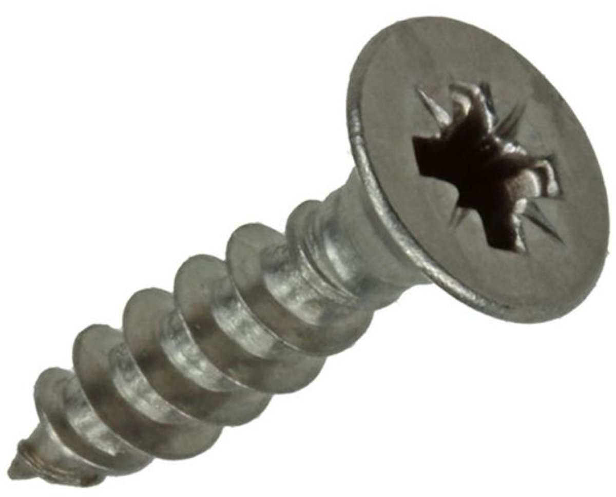 Mack RVS Spaanplaatschroef PZ2 13 stuks 4,5 x 20 mm