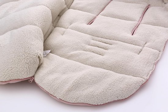 Voetenzak baby - Wandelwagen deken - Warmte buiten - Waterafstotend materiaal - 90x48 cm - Roze — afbeelding 4
