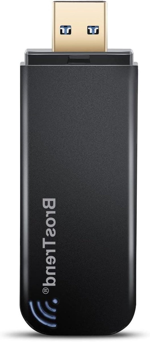 Draadloze Netwerkadapter - Wifi Dongle - Snelle Internetverbinding - Dual Band AC1200 - USB 3.0 - Zwart