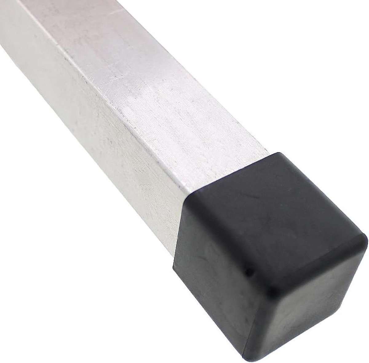 Vierkante Rubberen Doppen - Stoelpoot Beschermers - Meubels Beschermen - Anti-kras - 16 mm - Zwart