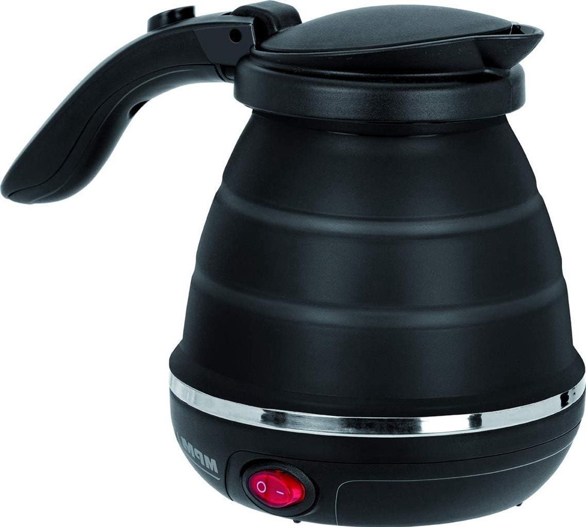 Elektrische Waterkoker Opvouwbare Ketel Reizen en Kamperen BPA-vrij Siliconen 05 Liter Zwart