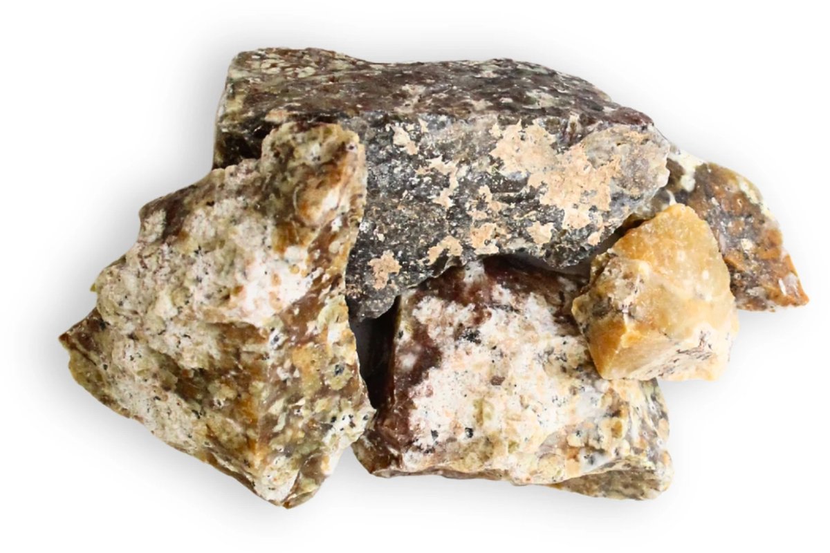 Opaal dendriet 250 gr. ruwe brokjes