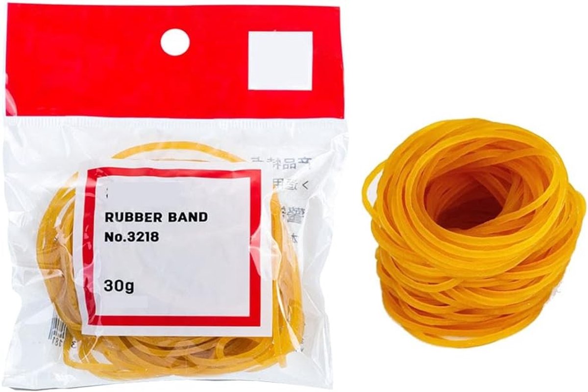 100 Stuks Elastische Bands voor Huishoudelijk Gebruik, Document Organisatie en Kantoorbenodigdheden, Rekbare Rubber Ringen