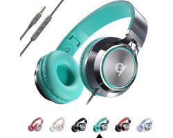 Thijox - CL750 Premium Bekabelde On Ear Hoofdtelefoon met Microfoon, Comfortabel Geluid Isolatie Design, 3.5mm Aux Hoofdtelefoon voor Laptop, PC, Mobi