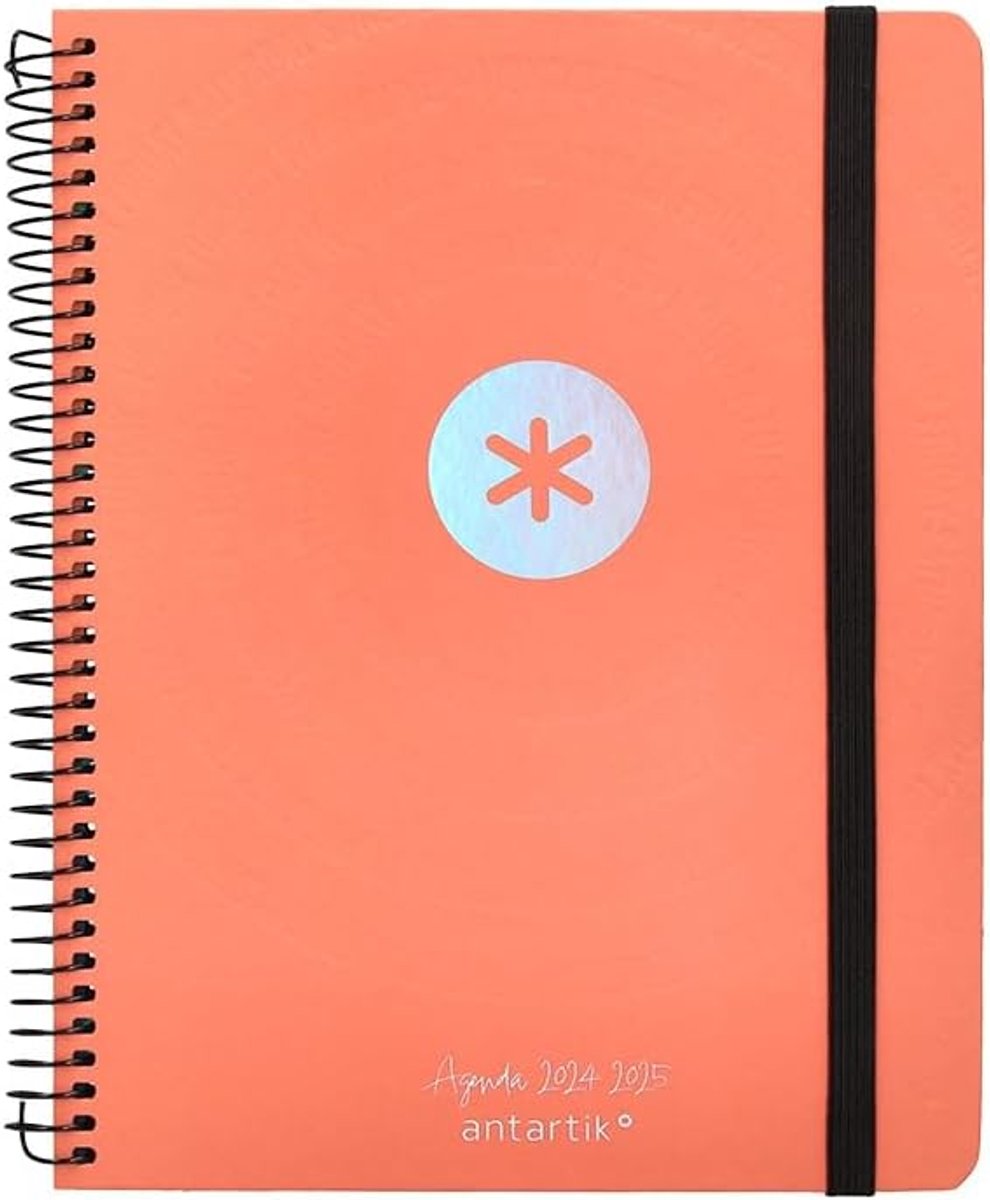 Thijox - Antartik Schoolagenda 2024-2025, Mini-collectie, Oranje, Weekoverzicht, DIN A5, Perfect voor Studenten, Trendy Ontwerp, Organisatie, School,