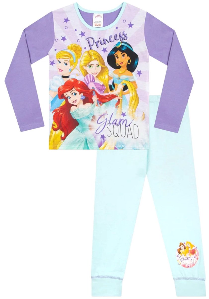 Princess Pyjama - Maat 134/140 - Disney Prinsessen - Meisjespyjama
