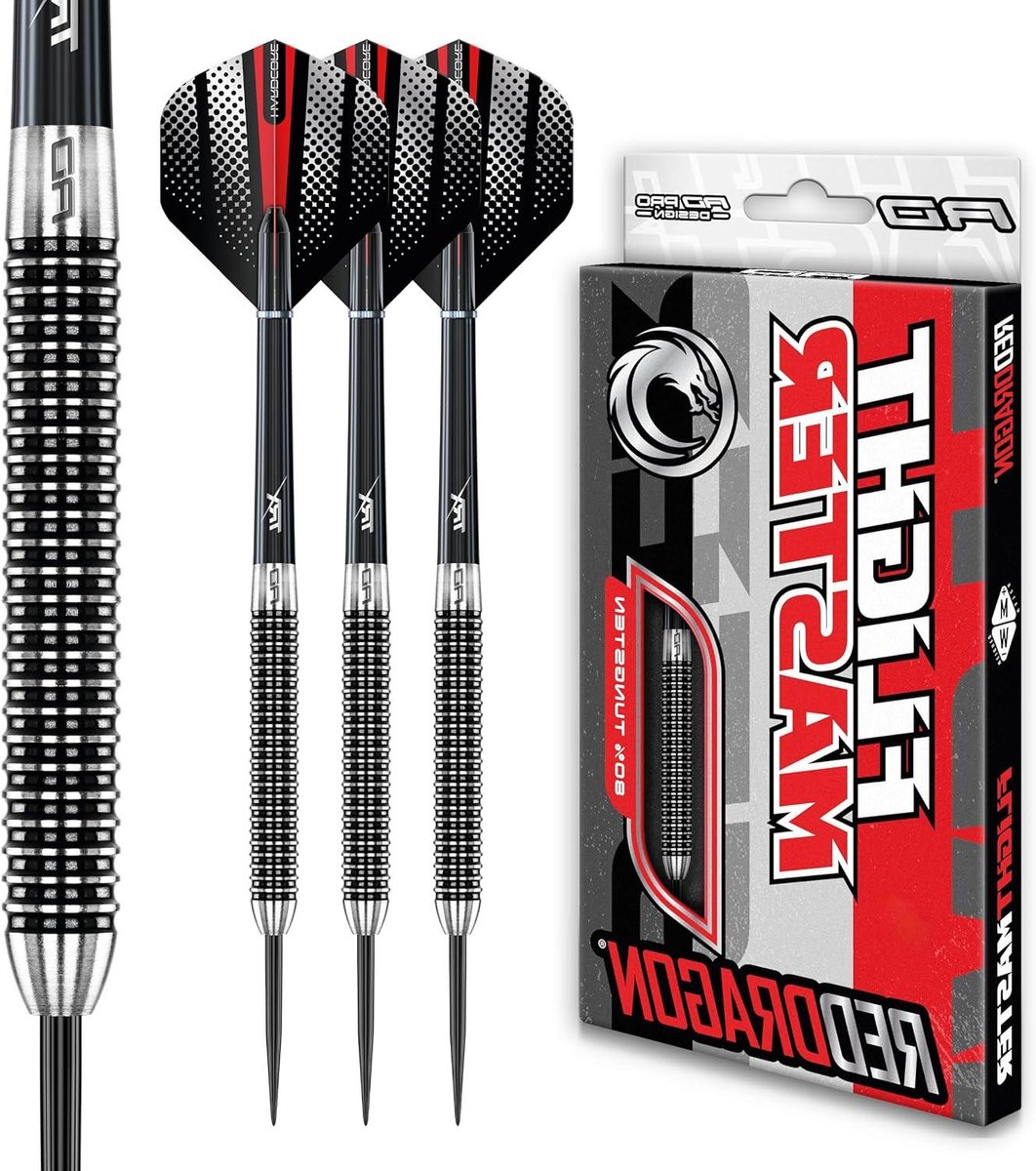 Tungsten Dartpijlen - Professionele Set - Precisie Werpen - 80% Tungsten Materiaal - 24 gram - Zwart