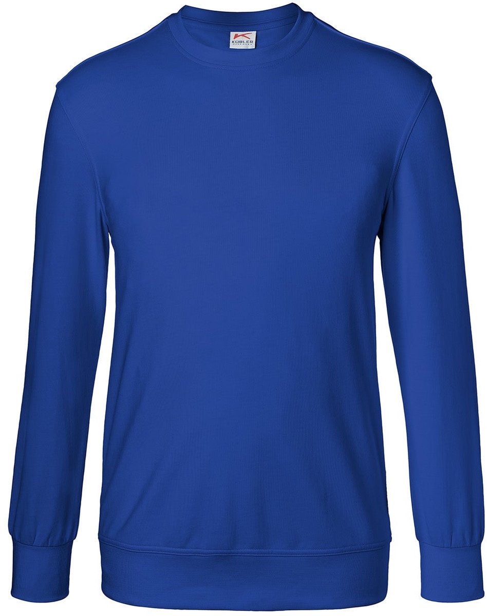 KÜBLER 50236330 Sweatshirt Werktrui HEREN Veiligheidstrui Blauw - Krasvrij - 50% Katoen 50% Polyester - Oeko Tex