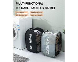 heupwasmand - Wasmand - Grijs - Opvouwbaar en Lichtgewicht - Multifunctioneel - Voor Thuis en Reizen