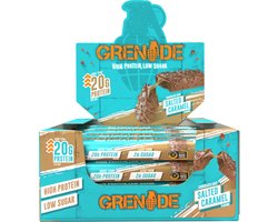 Grenade Grenade High Protein, Low sugar - Protein bar - Choc Chip Salted Caramel - 21g eiwit - 12 x 60g - Eiwitreep - Diverse smaken