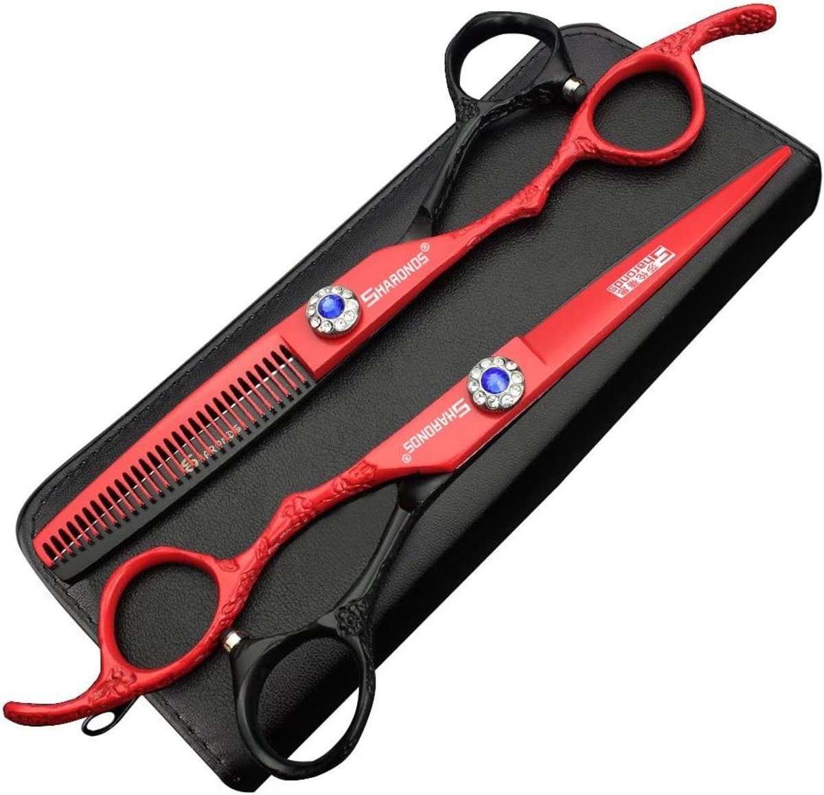 Professionele Kappersschaar voor Linkshandigen, 6 Inch, RVS, Scherpe Scharen voor Kappers, Unisex en Kinderen, Set van 2 Stuks