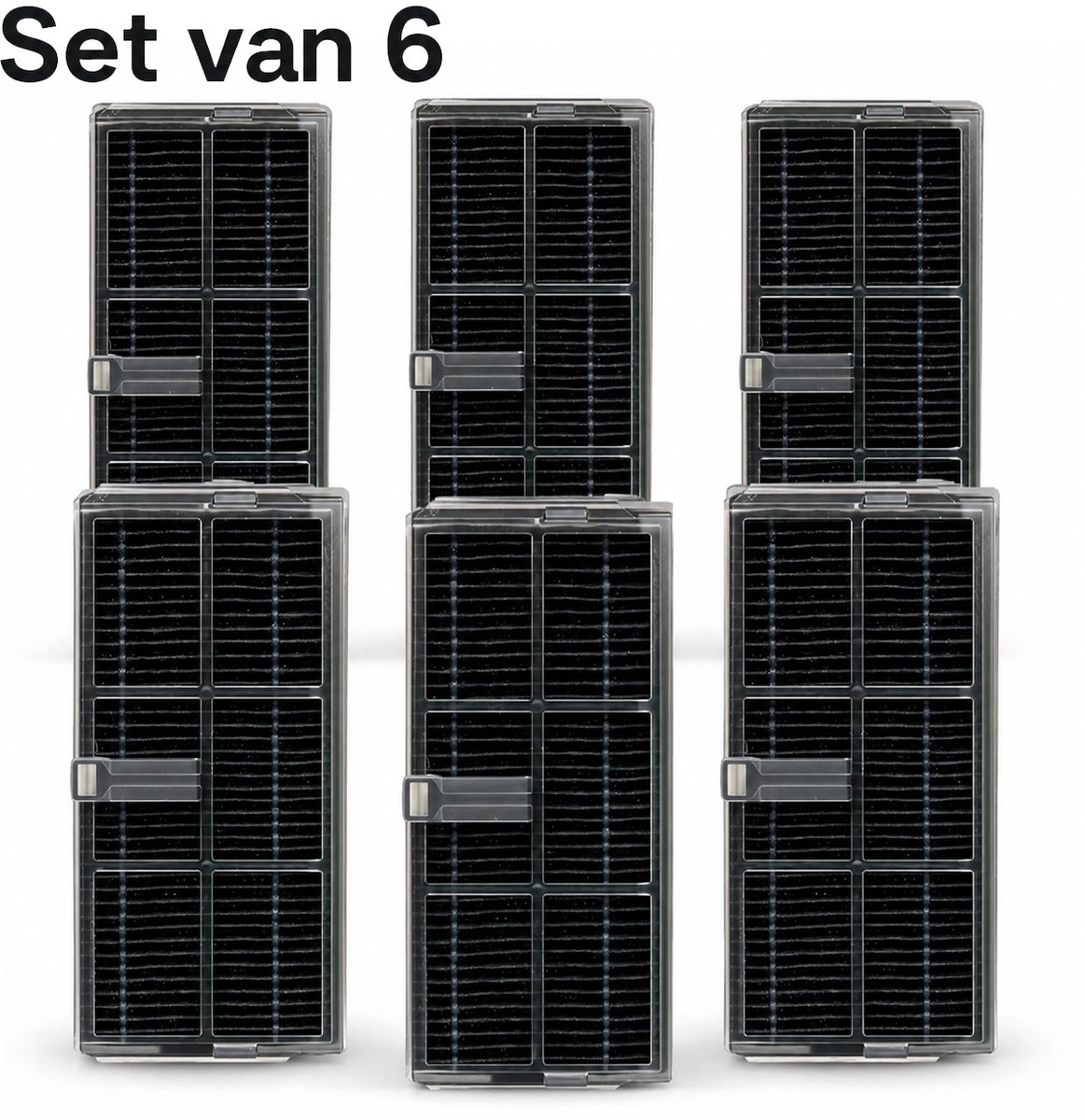 PolkaHome HEPA Filters Compatibel met Dreame X40 Ultra, L40 Ultra, X30 Ultra, L10s Ultra Gen 2 & Mova P50 Pro Ultra – 6 Stuks – Afspoelbaar en Herbruikbaar