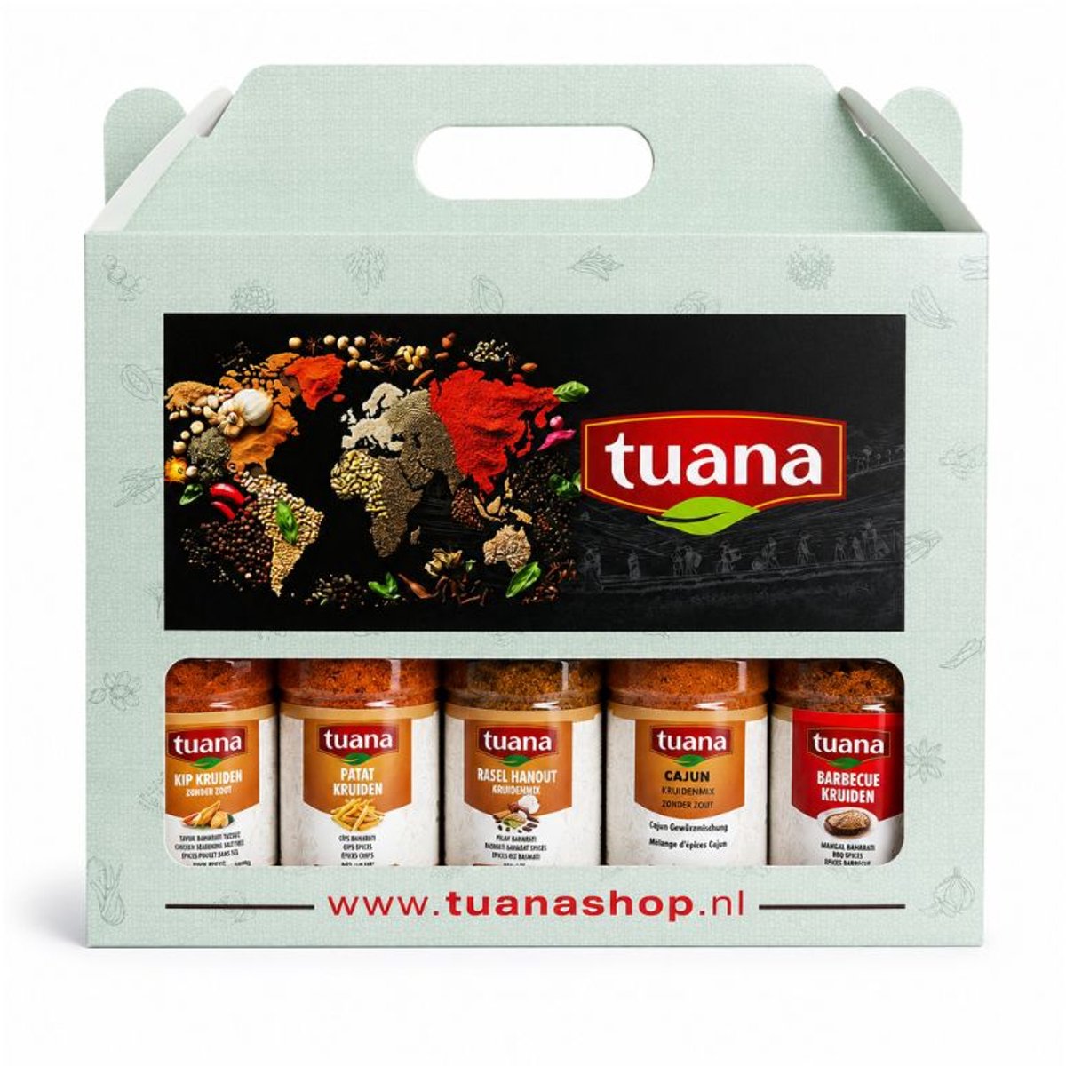 Tuana Kruiden - Kruidenpakket Zonder Zout - Tuanashop - PKT107