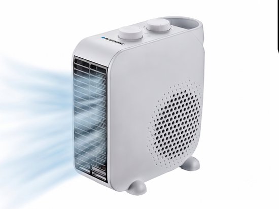 Ventilator - Tafelmodel - Tafelventilator - Inclusief verwarmingsfunctie met 2 standen - Wit