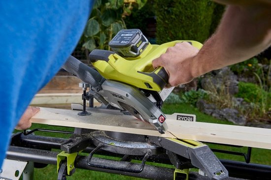 Ryobi - Afkortzaag (excl. accu) ONE 18V van RYOBI — afbeelding 2
