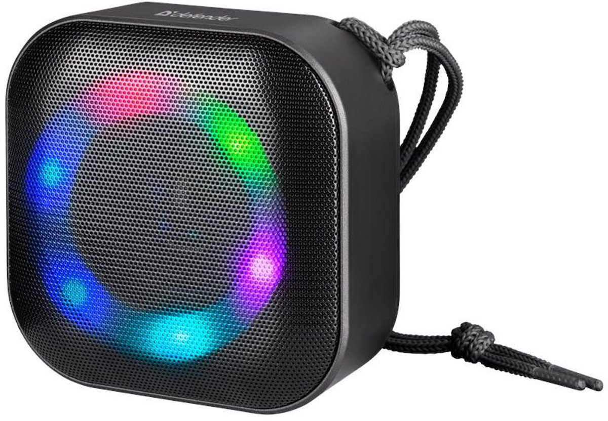 Defender Enjoy 10 Serie - Draagbare Bluetooth Speaker - 3W - LED - Zwart