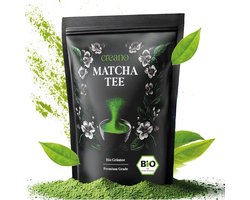 Creano Biologische Matcha Thee 100g - Premium Kwaliteit - Ideaal om te Drinken - Groene Thee voor Matcha Latte, Smoothies, Bubble Tea*