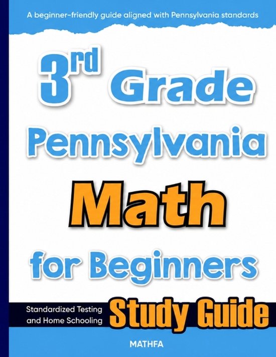 3rd Grade Pennsylvania Math for Beginners - cover