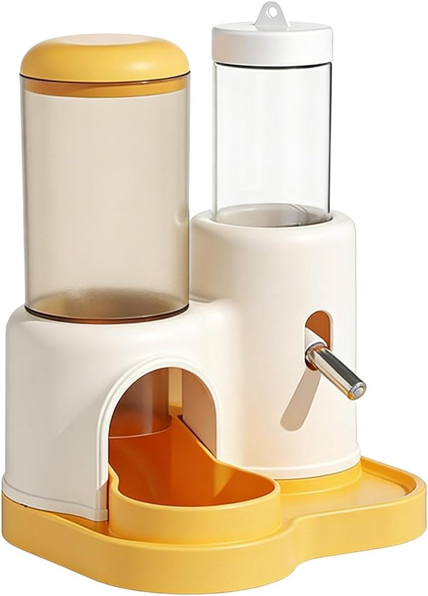Hamster Watervoerbak - Voedseldispenser Dieren - Netjes Voeren - Geïntegreerd Ontwerp - 165 cm Hoog - Meerkleurig