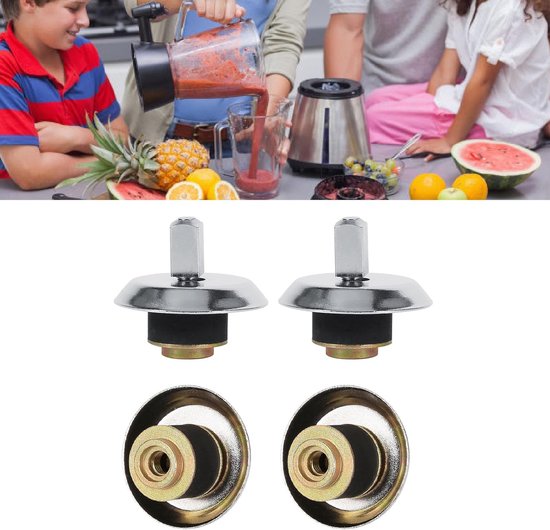 Blender Koppeling Set - Vervangende Onderdelen - Blender Reparatie - Duurzame Stalen Constructie - 4 Stuks - Zilver — afbeelding 4
