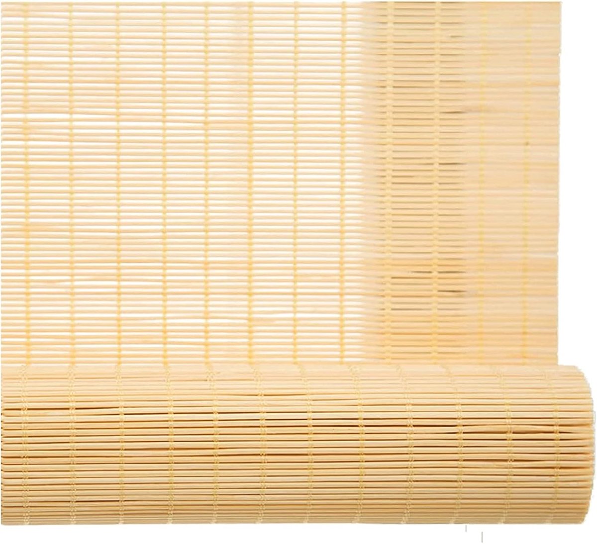 Bamboe Rolgordijn - Zonnescherm Raam - Buiten Leven - Natuurlijk Materiaal - Op Rolbaar -