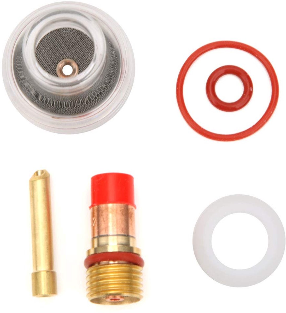 Lasapparaat Accessoires - Toorts Onderdelen - Precisie Lassen - Gaslens Ontwerp - 3.2 mm - Transparant