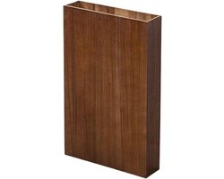 Paraplubak Hout - Standaard - Entree Opruimen - Ingebouwde Afvoer - 1x1x1 cm - Houtkleur