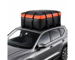 HomeGoodies Dakkoffer - Opvouwbare Dakbox - 566 Liter - Waterdicht - Met Veilig Cijferslot, Antislipmat, Opbergtas & Deurhaken