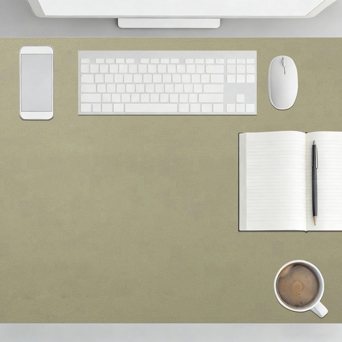 Bureau Onderlegger - Bureaupad Muismat - Bureau Beschermen - Anti Slip Ontwerp - 70 x 90 cm - Groen