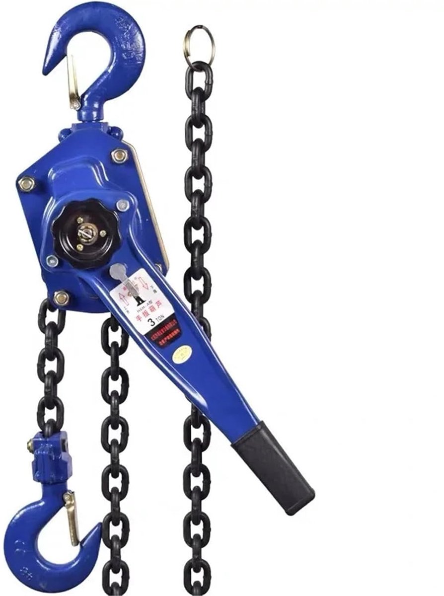 Hefgereedschap 1T - Hijsketting takel - Zwaar tillen - Handmatige bediening - 3 meter - Niet gespecificeerd