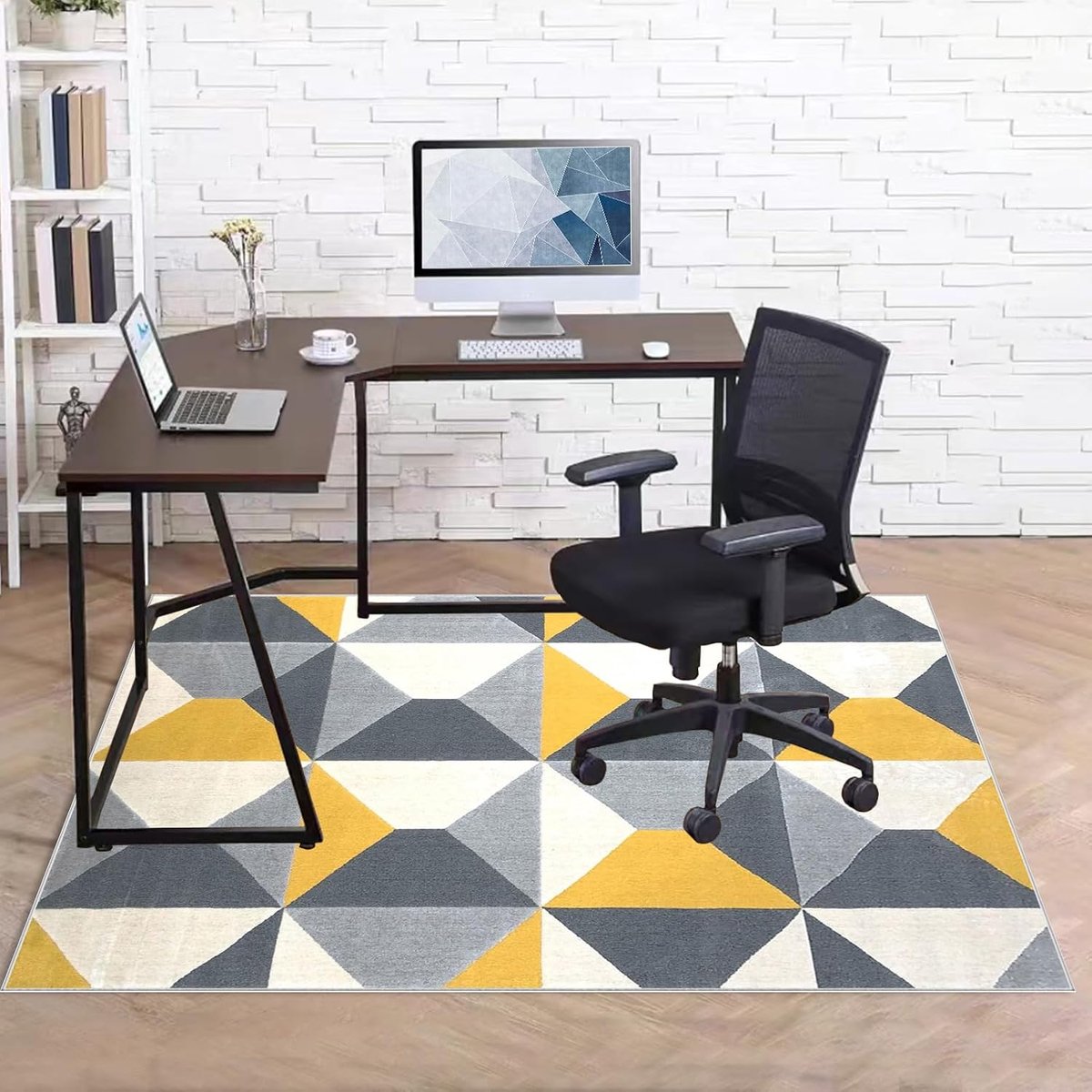 Vloermat Bureau - Beschermmat Bureau - Vloer Beschermen - Anti-slip Onderkant - 80 x 160 cm - J1105
