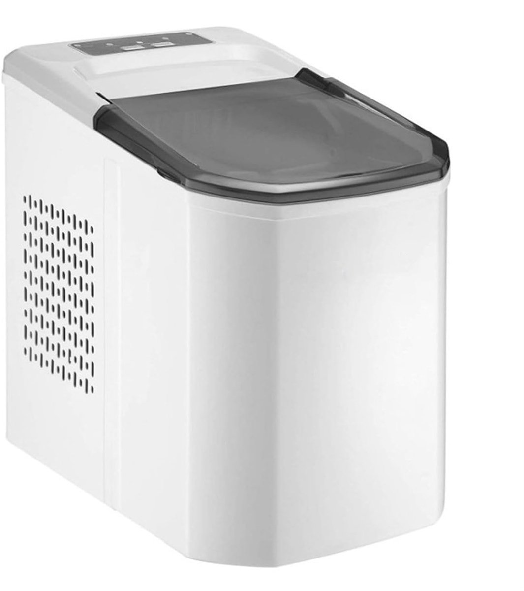 IJsblokjesmachine Draagbare ijsmaker Dranken Koelen Snel ijs producerend 10-12 kg per dag Zilver