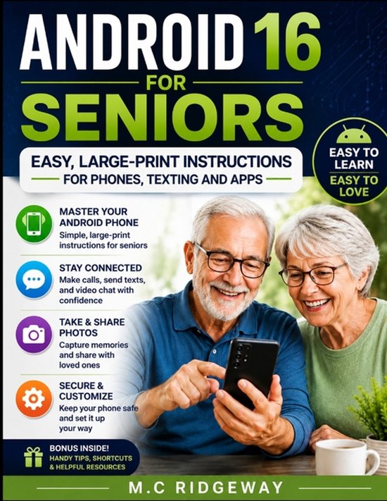 Android 16 for Seniors - cover