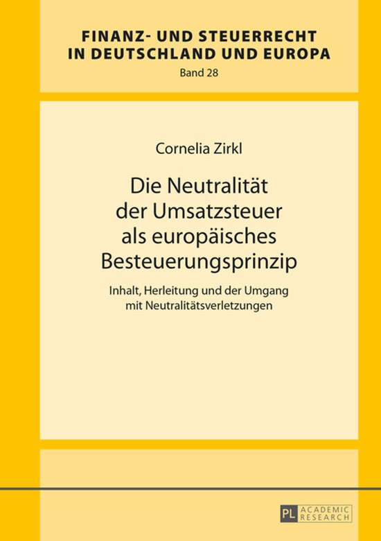 Finanz- und Steuerrecht in Deutschland und Europa 28 - Die N ... - cover