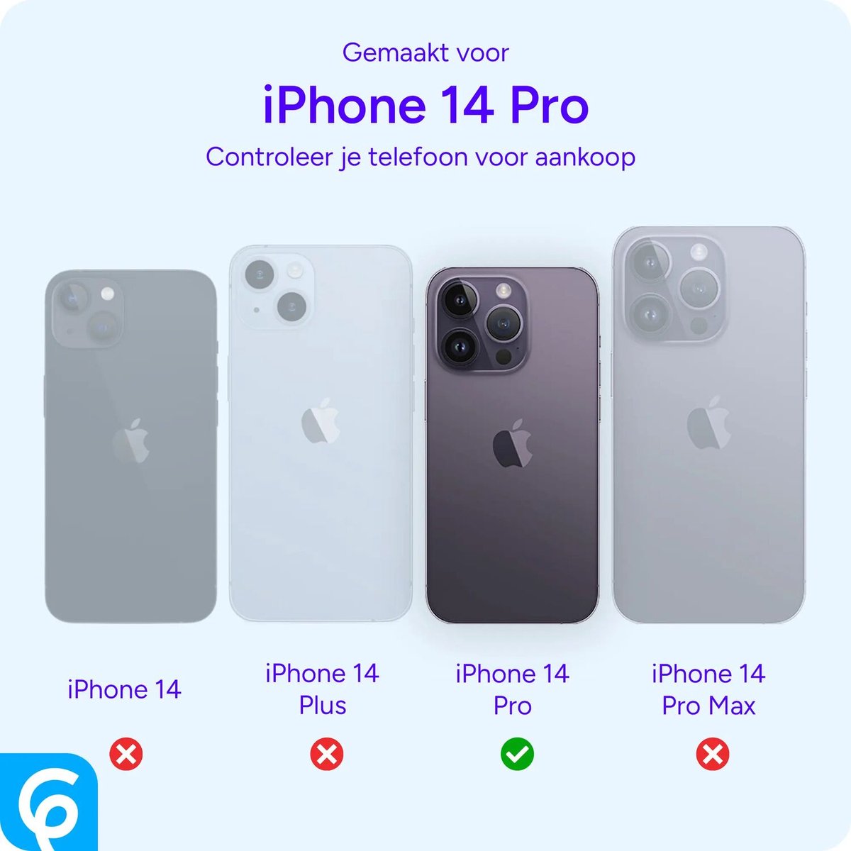 Hoesje Geschikt voor Apple iPhone 14 Pro - Compatibel met MagSafe - Hard Back Cover met Magneet - Transparant