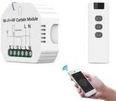 Wifi Rolluikmodule met Afstandsbediening – App, Alexa & Google Home – Geen Hub Nodig – Past Achter Bestaande Schakelaar
