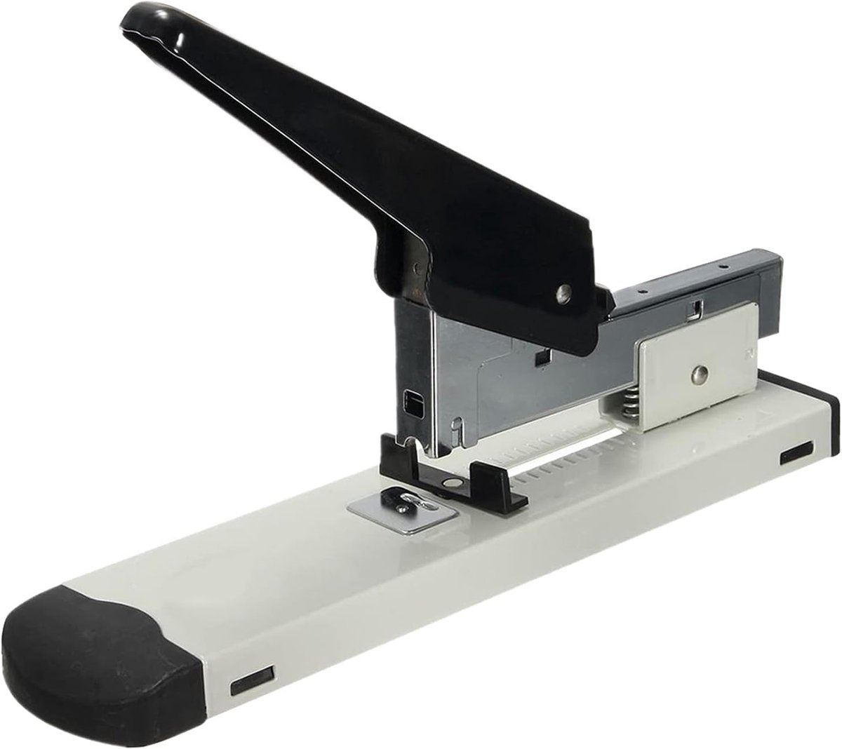 Robuuste nietmachine - Metaal nietapparaat - Papier binden - Extra hefboomwerking - 120 vel capaciteit - Zwart