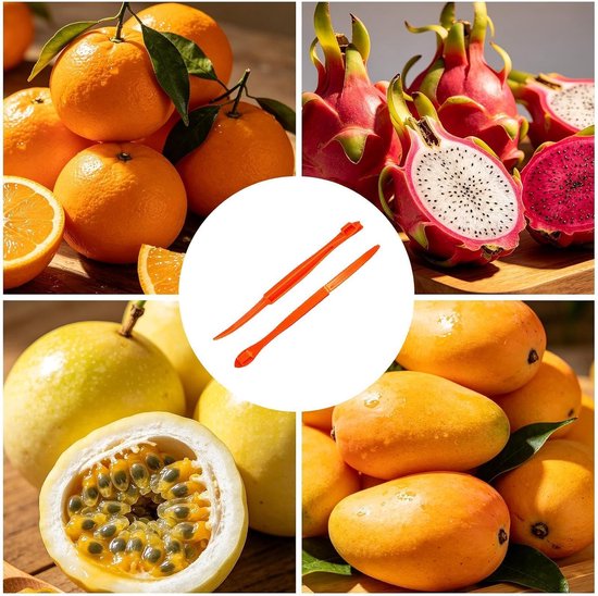 Citrusschiller Hulpmiddel - Fruitsnijder - Makkelijk Schillen - Ergonomisch Gebogen Ontwerp - 158 cm - Niet gespecificeerd — afbeelding 4