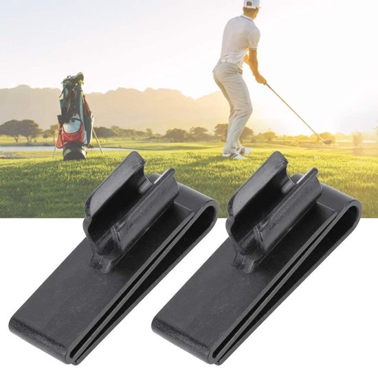 Allecto - Golf Club Tas Clip - Golf accessoires - Duurzaam - Zwart - Putter houder - Perfect voor elke golfer - Inclusief 2 clips van Allecto — afbeelding 3