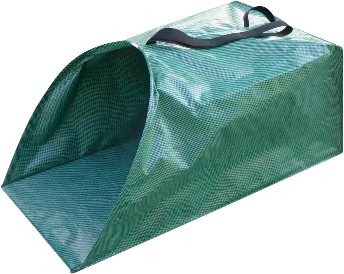 Tuinafvalzak - Bladverzamelaar Opbergzak - Tuinonderhoud Opruimen - Versterkte Handgrepen - 200 Liter - Donkergroen