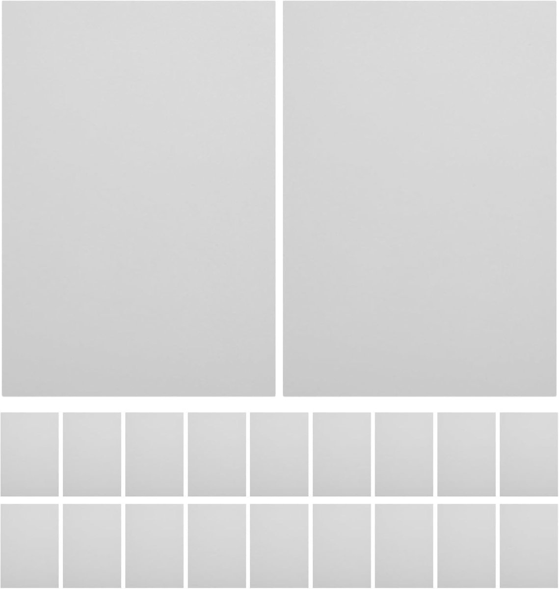 Puzzellijm Vellen - Zelfklevende Stickers - Puzzels Bewaren - Geen Lijmresten - A4 Formaat - Wit