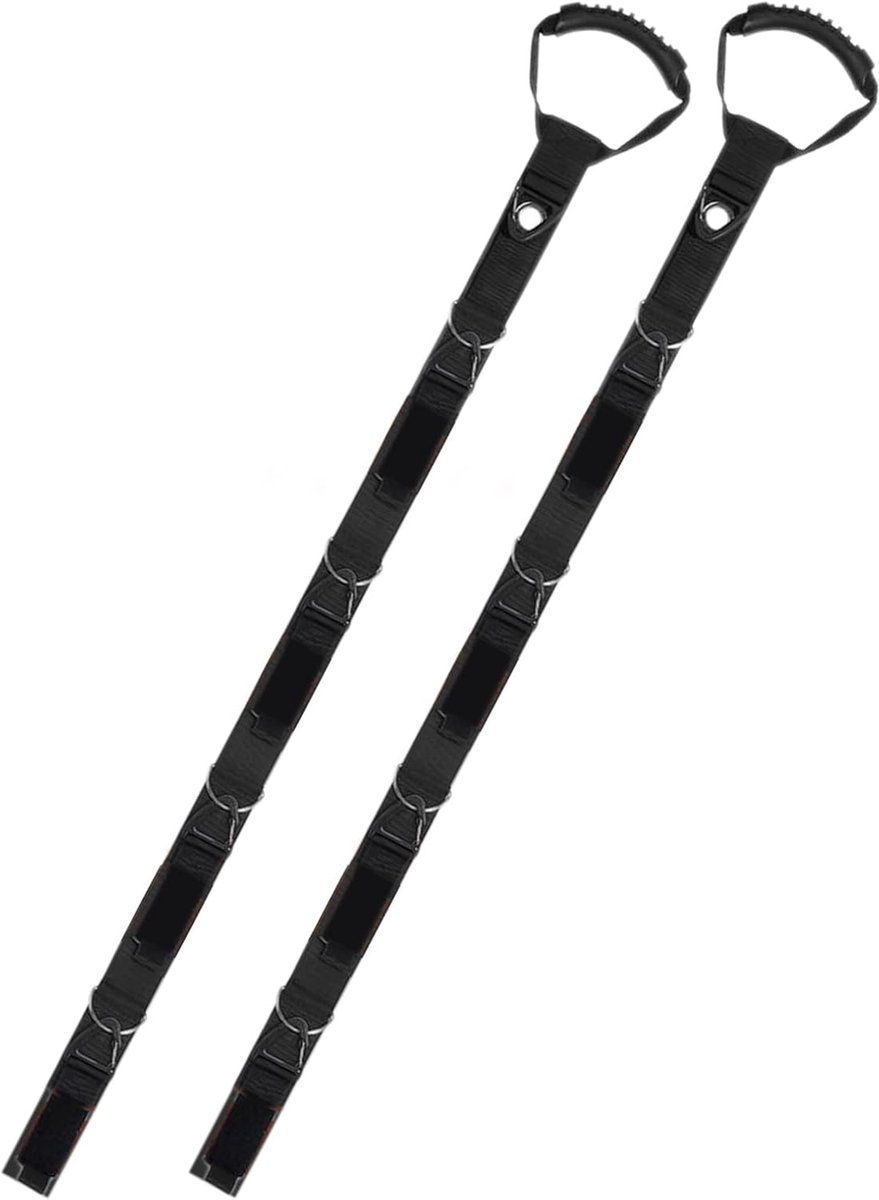 Kabel Organizer - Gereedschap Houder - Werkplek Opruimen - Verstelbare Banden - 2 Stuks - Zwart
